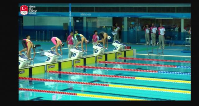 Resmi bir olimpik yüzme yarışında havuzda aynı anda en fazla kaç yüzücü yarışabilir Resmi bir olimpik yüzme yarışında havuzda aynı anda en fazla kaç yüzücü yarışabilir