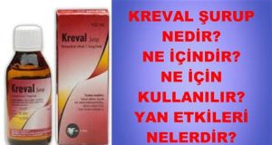Kreval şurup ne işe yarar Kreval şurup ne işe yarar