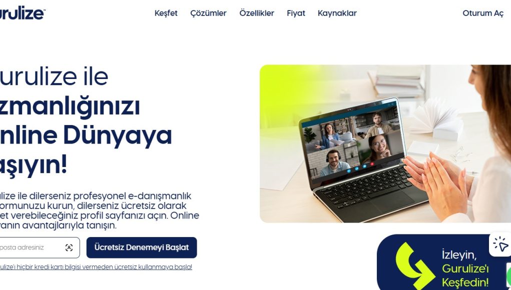 Web Semineri Yazılımı - Gurulize.com Web Semineri Yazılımı - Gurulize.com